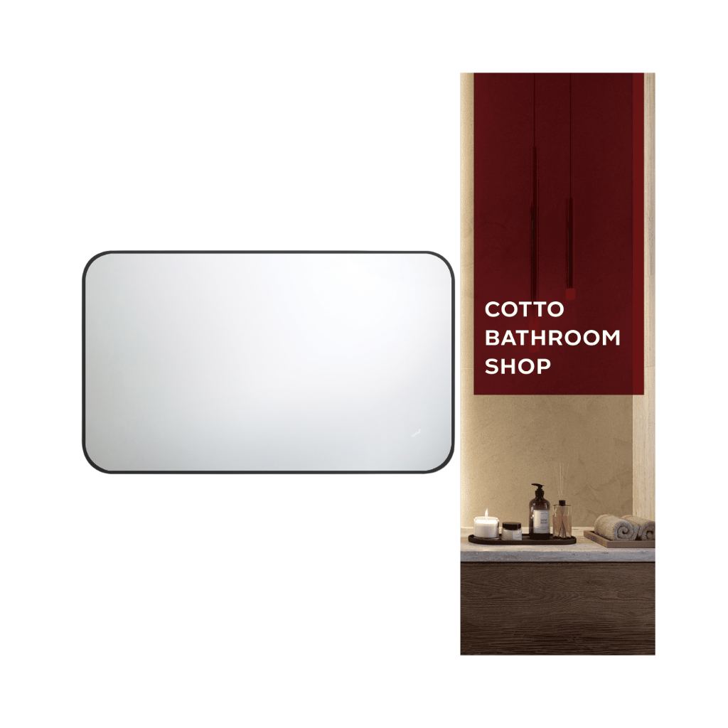 COTTO กระจกเงาพร้อมไฟ LED ระบบไร้สัมผัส TOUCHLESS LED MIRROR MIR004 80x60 cm.