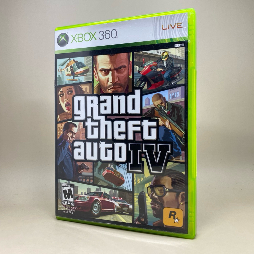 (GTA4) Grand Theft Auto IV (Support Xbox One) | XBOX 360 Original DVD Games NTSC-USA English | เล่นบน XBOX ONE / X ได้