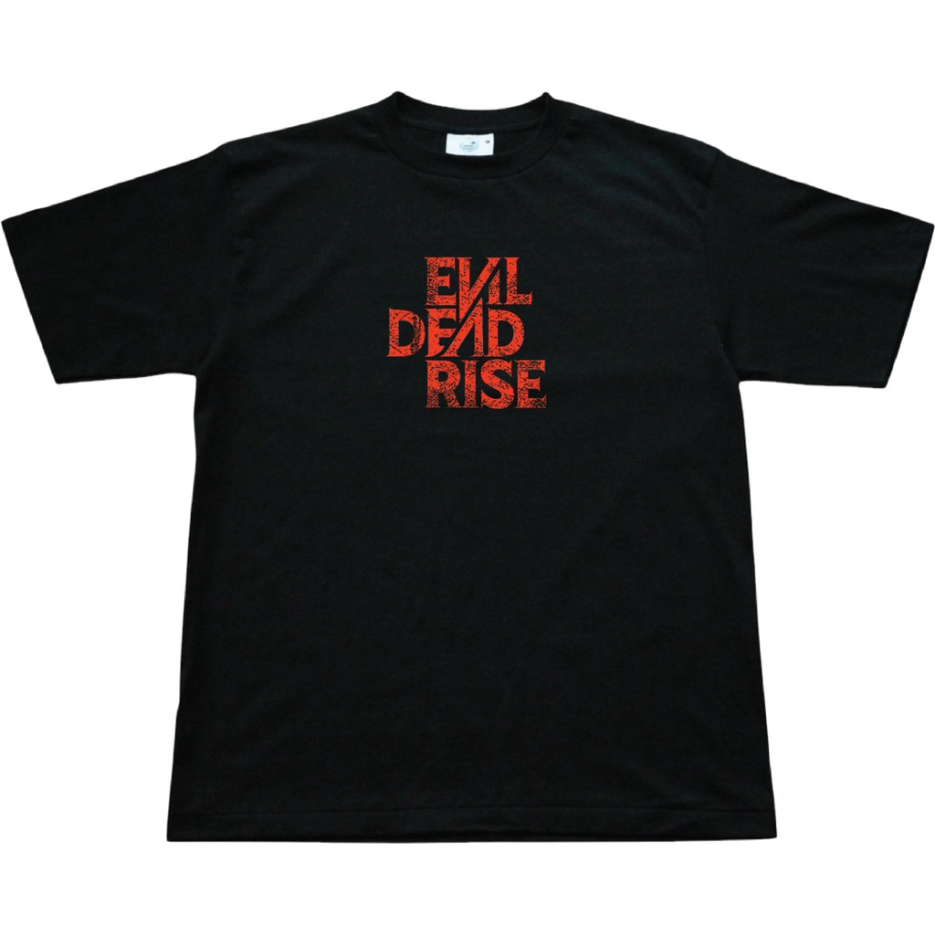 Paygu-T เสื้อยืดคอฟิต รุ่น Evil Dead สีดำ/สีเฟดดำ #DTG