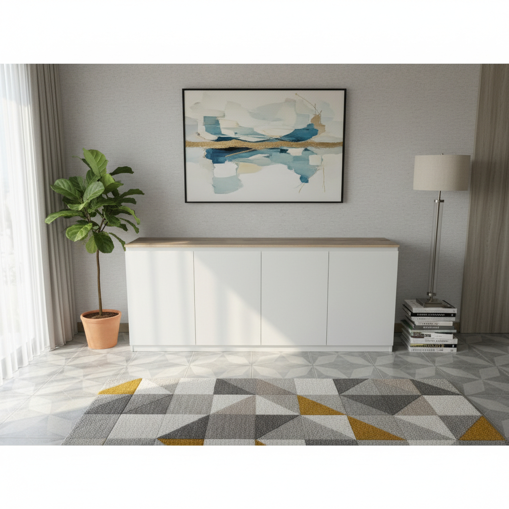 🔥สินค้าใหม่🔥Hawa 90 Furniture เคาน์เตอร์  4 บาน New Model 40*180*80✔️🛒