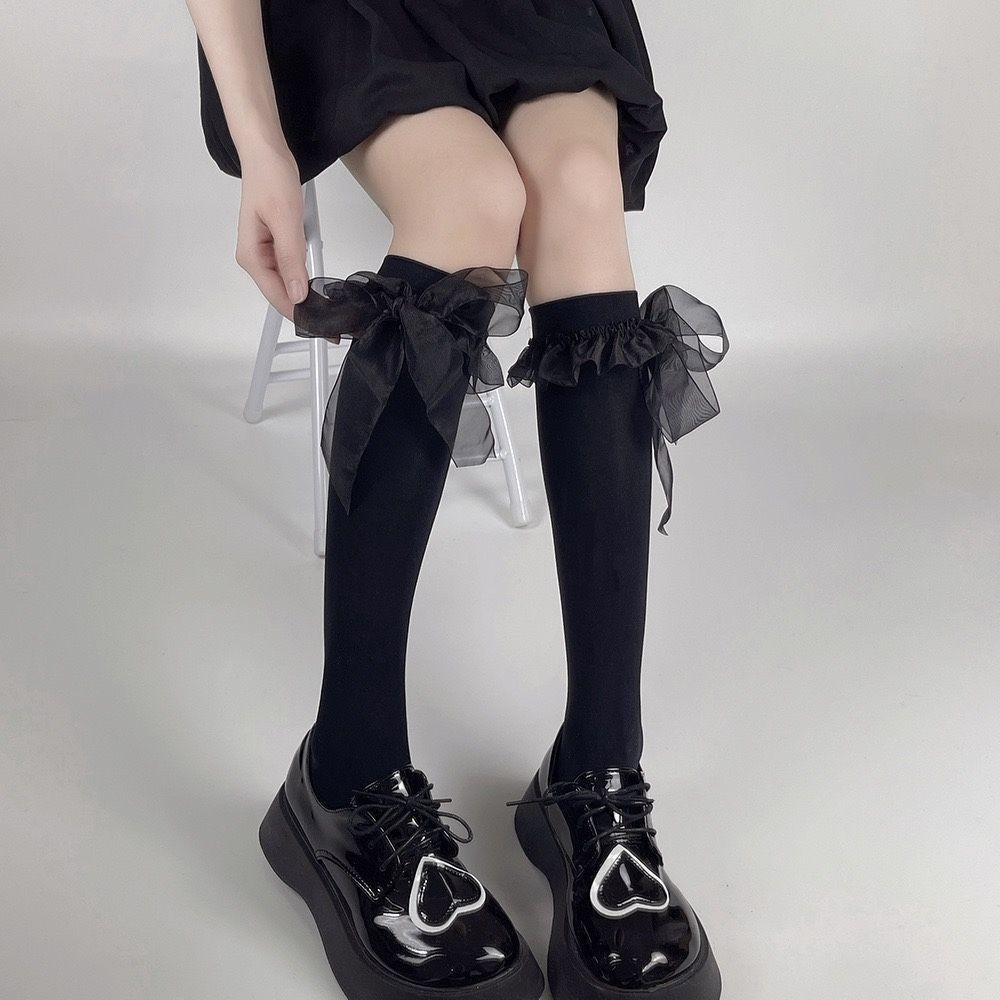 Starrism ถุงเท้าคู่ Lolita JK Cosplay รูปที่ 5