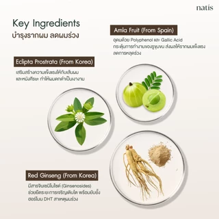 natis Hair Tonic สเปรย์บำรุงผม ลดผมร่วง กระตุ้นผมเกิดใหม่ สารสกัดธรรมชาติเข้มข้น บำรุงผมลำลึก 100ml.