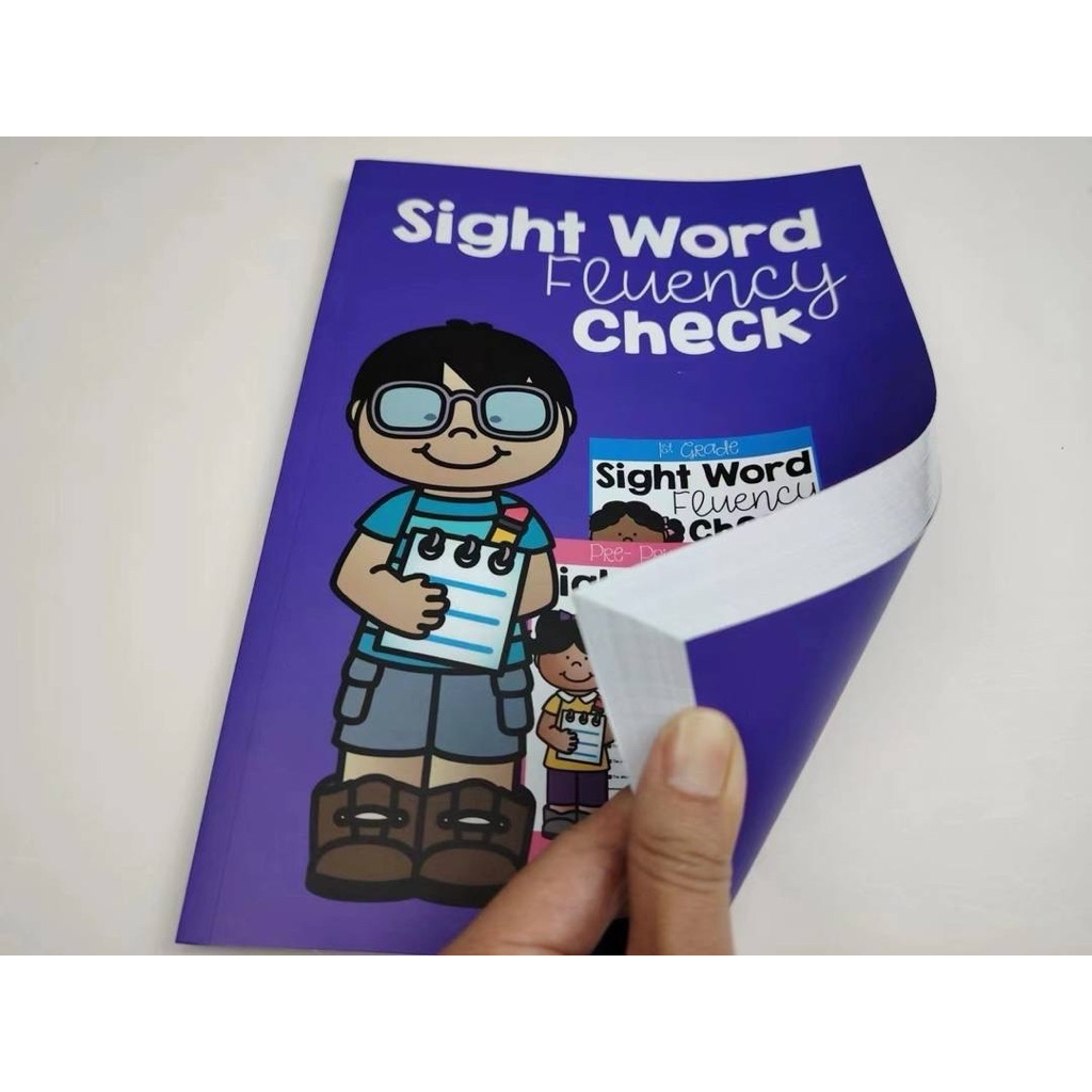 Sight Word Fluency Check Book — ฝึกอ่านคำศัพท์พื้นฐานภาษาอังกฤษให้คล่อง