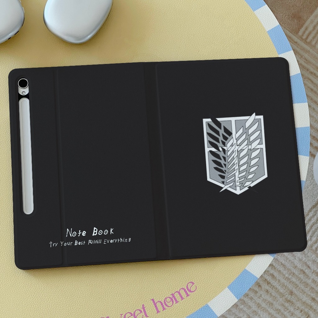 🚚พร้อมส่ง🚚เคส Samsung Tab S7 FE S9+ S10+ A11 S9 FE มืด S10 FE A8 A9+ S9 FE+ มีที่ใส่ปากกา S8 S7+ A9