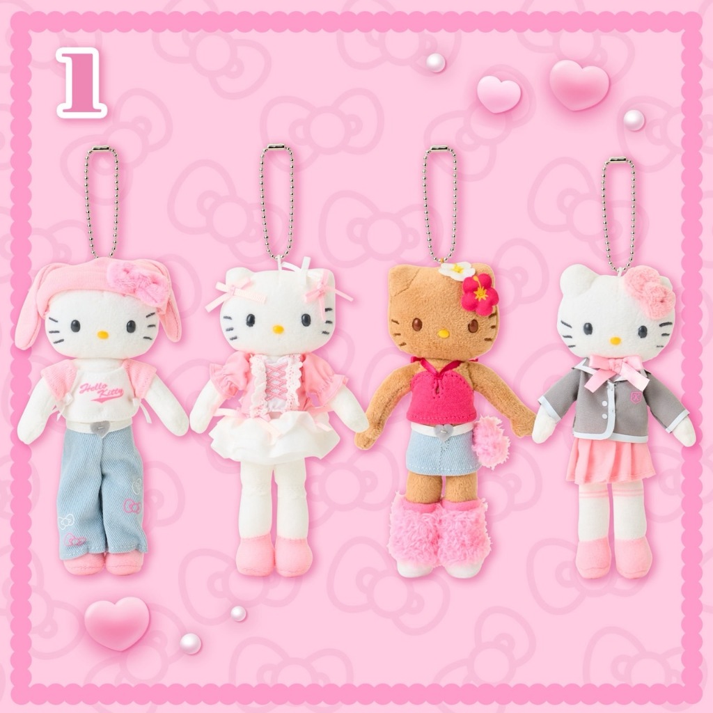 พวงกุญแจคิตตี้  Hello Kitty Sanrio (พร้อมส่งในไทย) Closet Collection ของแท้นำเข้าจากญี่ปุ่น