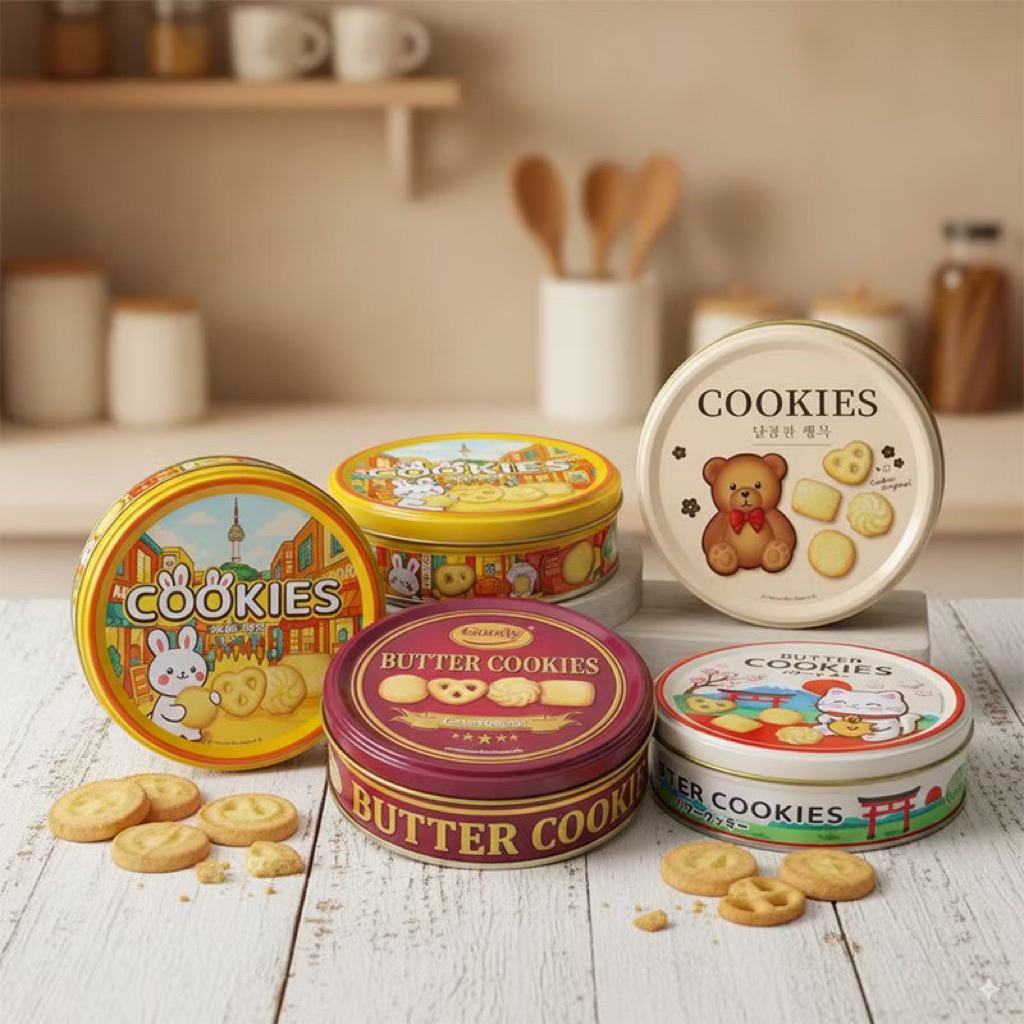 ขนมบัตเตอร์คุกกี้มีทั้งหมด 4 package