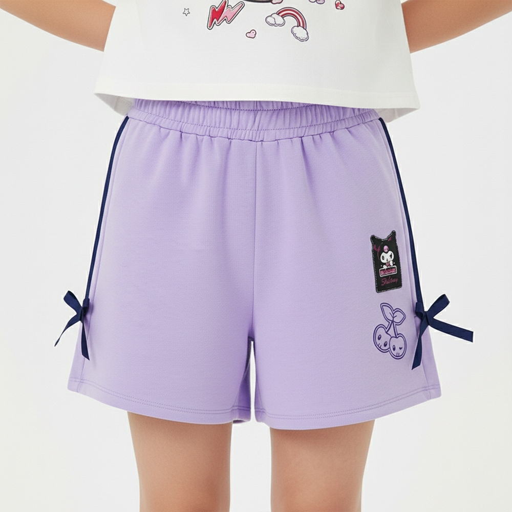 Skechers สเก็ตเชอร์ส กางเกงขาสั้นเด็กผู้หญิง Girls Kuromi Shorts - SL325G622-005U