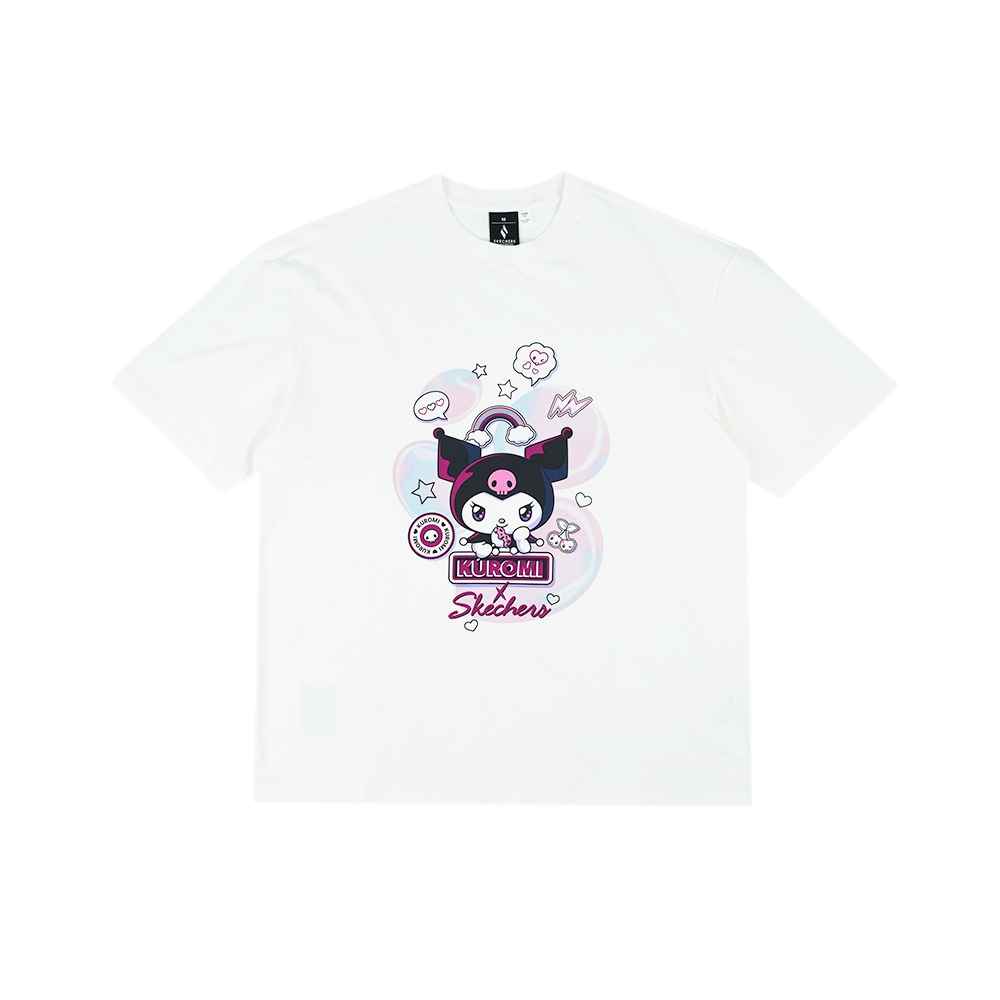 Skechers สเก็ตเชอร์ส เสื้อยืดแขนสั้นผู้หญิง Women Kuromi Short Sleeve Tee - SL325W608-00QF — صورة 2