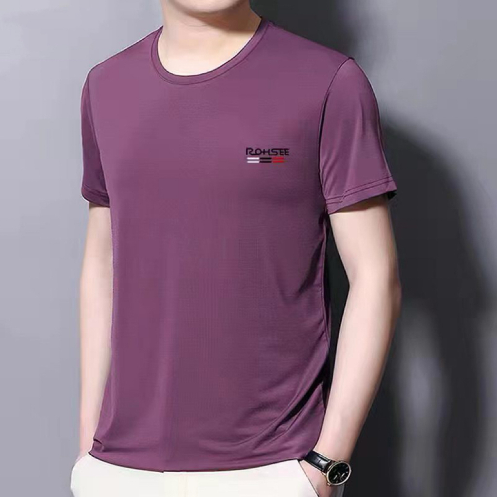 เสื้อยืดผู้ชายแบบสวมแขนสั้นผ้าไม่หนามากไม่บางมากระบายอากาศได้ดี รุ่นSGY-065
