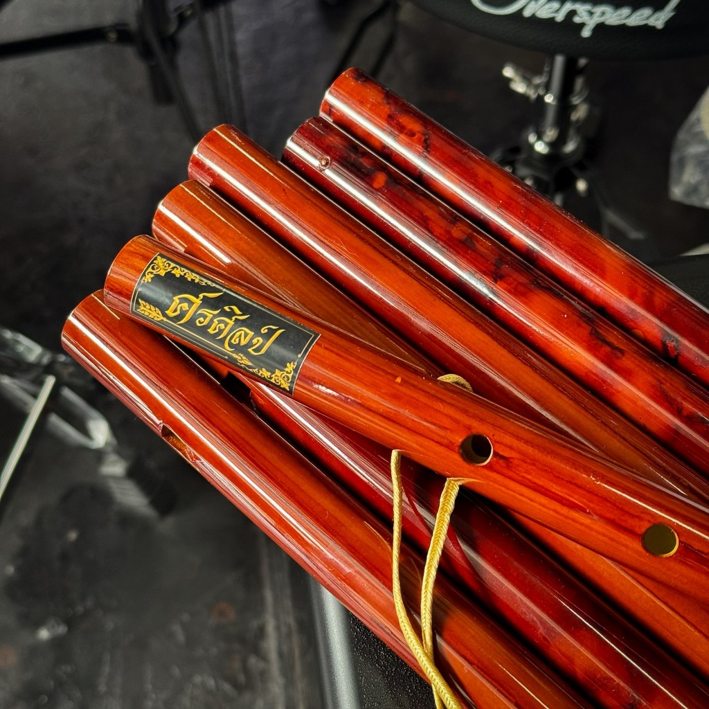 [โค้ดลด-📸] ขลุ่ยโหมโรง ขลุ่ยไทย คีย์ไทย / คีย์สากล เลือกคีย์ได้ ปากเป่าทำจากไม้สัก ขลุ่ยเพียงออ เหมาะสำหรับผู้เริ่มฝึก - รูปที่ 7