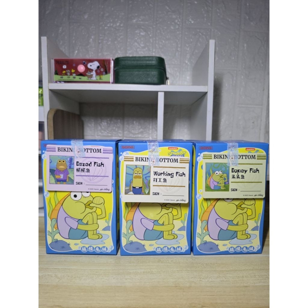 พวงกุญแจปลาตีนสายลับ Bikini Bottom Buddies พร้อมส่ง📦 🐠🪸 ของแท้💯