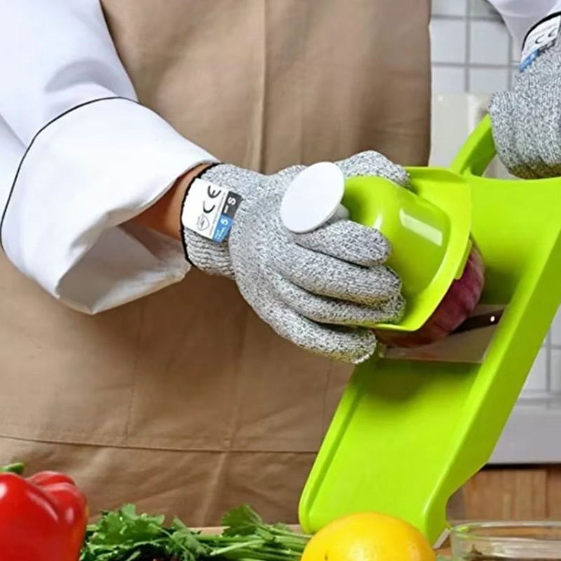 ถุงมือกันบาด ระดับ5 ป้องกันมีดบาดมือ CutResistant Gloves ถุงมือกันมีดบาดมือ ถุงมือป้องกันรอยขีดข่วนสำหรับการตัดผักและเค - รูปที่ 5