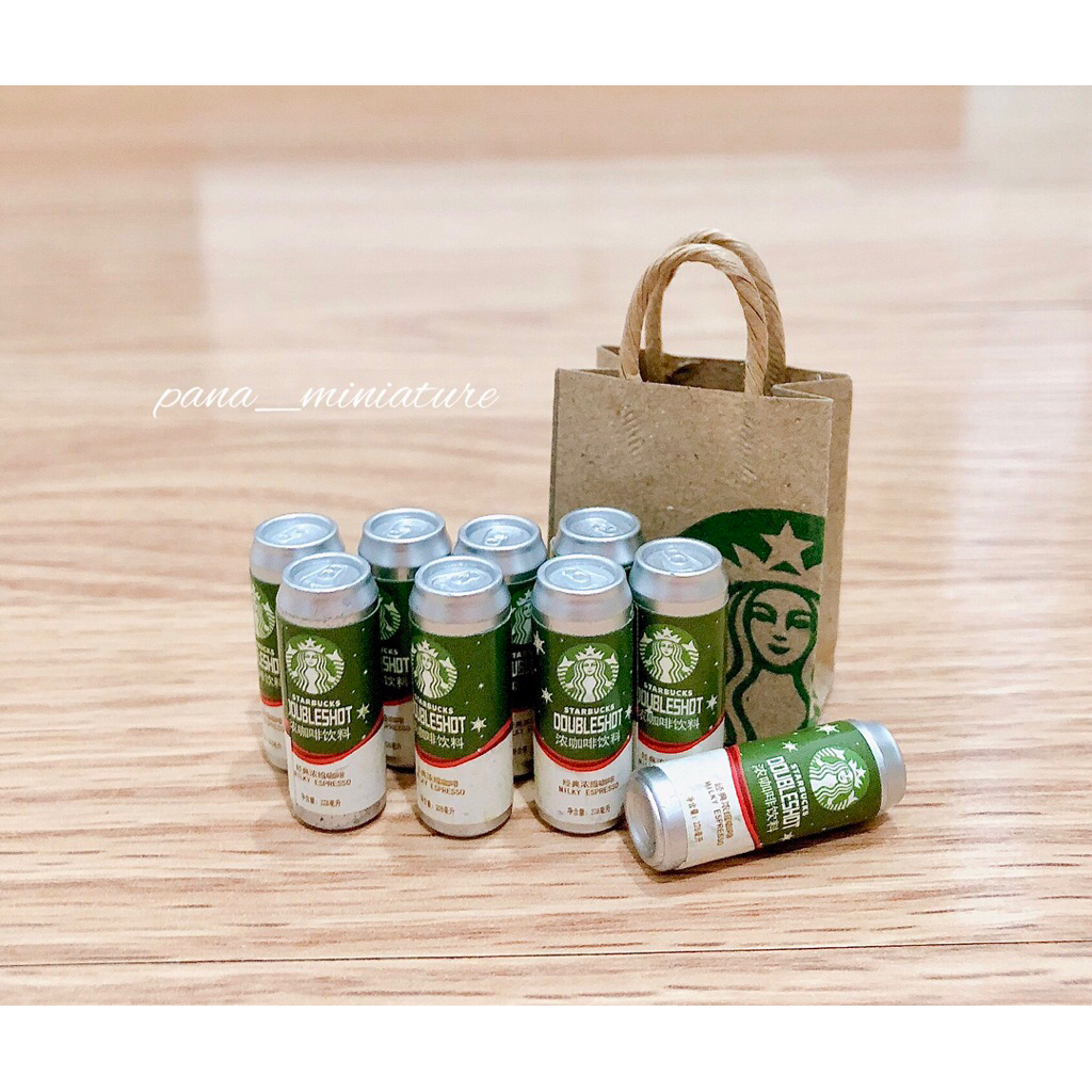 โมเดลกระป๋องกาแฟสตาร์บัคส์ ขนาดสูง 2.5 cm. ราคา/ชิ้น