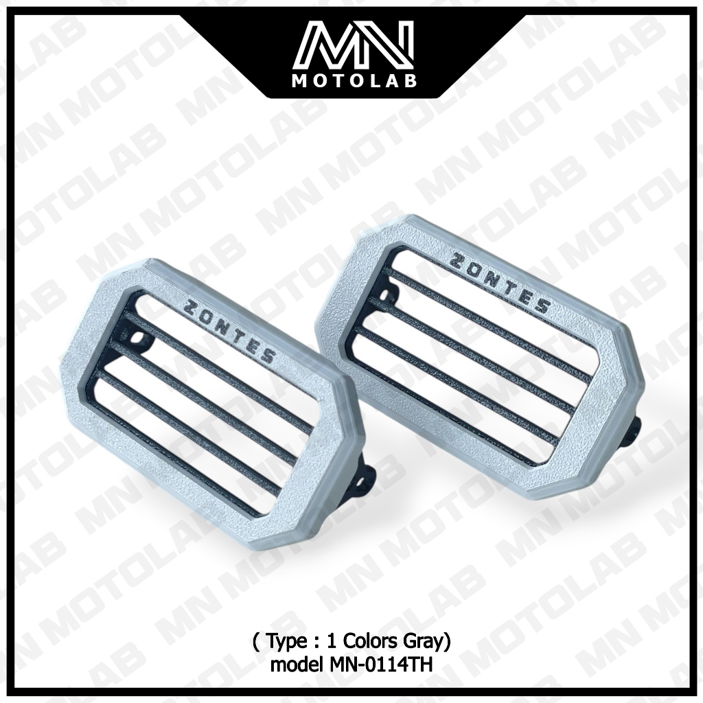 MN ZONTES 368G Sportlight Guard 3D การ์ดไฟสปอร์ตไลท์ ( Type:1 / Colors Gray / สีเทา) Model MN-0114TH