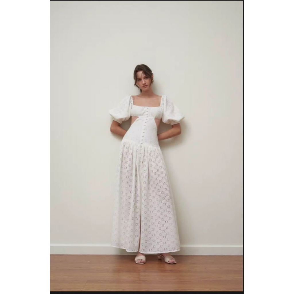 New❗️❗️เดรส Veda Lace Botton Dress จากแบรนด์ Pleased_