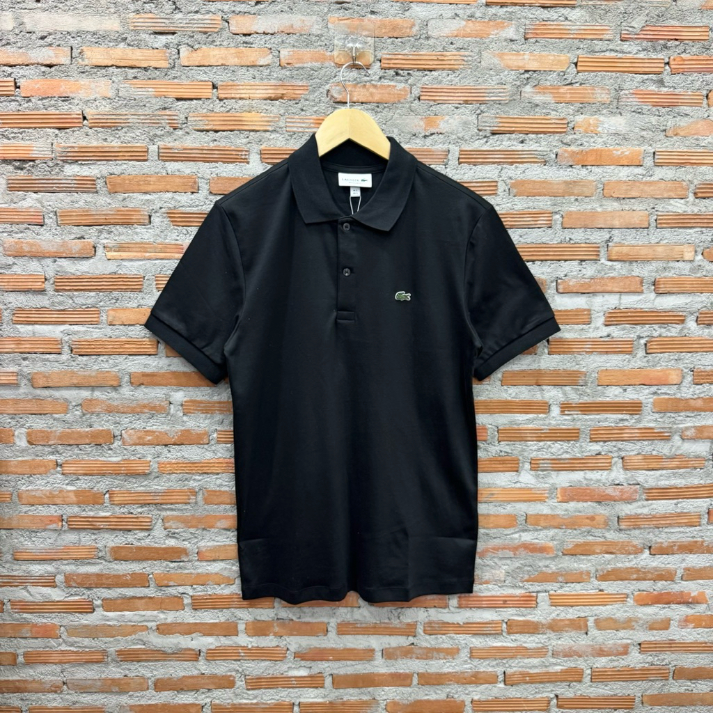 เสื้อคอปกสีดำของแท้ ผ้า Pima cotton นุ่มมาก ใส่สบาย สินค้าพร้อมส่ง