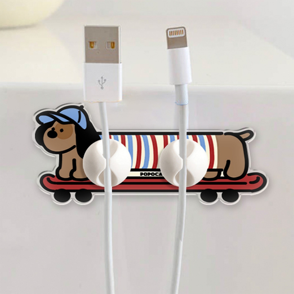 ที่เก็บสายชาร์จ การ์ตูนคลิปสาย USB Charger Data Line Fixer สายข้อมูล ป้องกันตะขอแขวนผนัง ไม่ต้องเจาะรู ราคา ถูกที่สุด ดีลบีเคเค แกลเลอรีภาพที่ 6