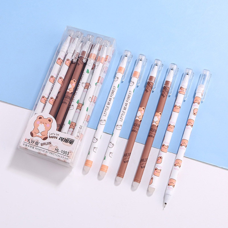 ปากกาสิบสองกลุ่มดาว ปากกาเจลลบได้ ลายการ์ตูนน่ารัก 0.5 มม. 12 ชิ้น ราคา ถูกที่สุด ดีลบีเคเค แกลเลอรีภาพที่ 7