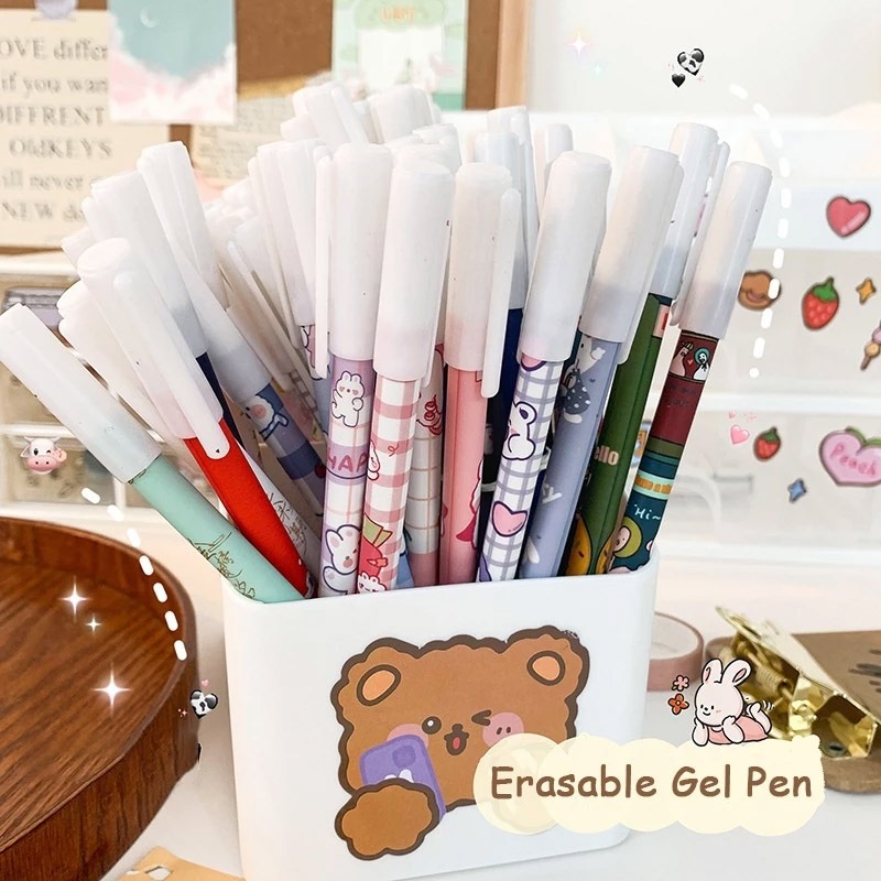 ปากกาสิบสองกลุ่มดาว ปากกาเจลลบได้ ลายการ์ตูนน่ารัก 0.5 มม. 12 ชิ้น ราคา ถูกที่สุด ดีลบีเคเค แกลเลอรีภาพที่ 4