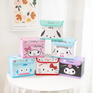 กล่องเก็บของ กล่องใส่ของ หนังPU กล่องอเนกประสงค์ใส่ของ ส่งจากไทย!! ขนาดเล็ก แบบพับเก็บได้ ลายการ์ตูนน่ารัก กว่า10ลาย