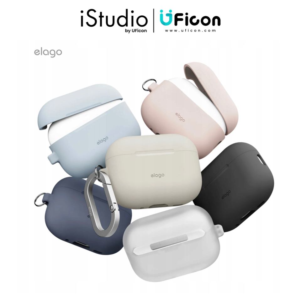 เคส - Elago AirPods Pro 3 Silicone Hang Case ; iStudio by UFicon