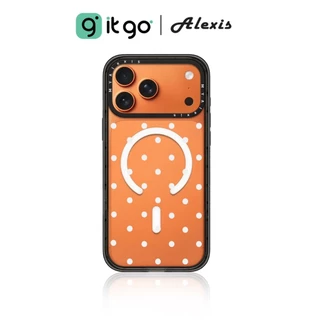 เคสใสและขอบดำ Alexis ST Clear&Black Polkadot ดีไซน์มินิมอล