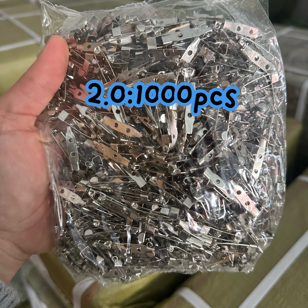 2.0cm 2.5cm เข็มกลัดฐาน 1000pcs in Bangkok มีในสต็อก