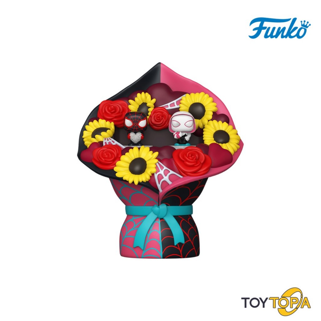 (87816) Mile Morales & Ghost Spider Bitty POP! Bouquet: SpiderMan Valentines by Funko