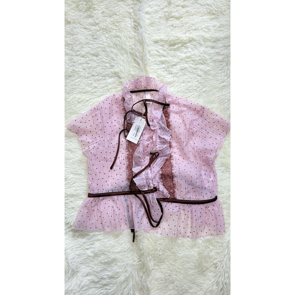 💓เสื้อแบรนด์ Mitr สีชมพู💓