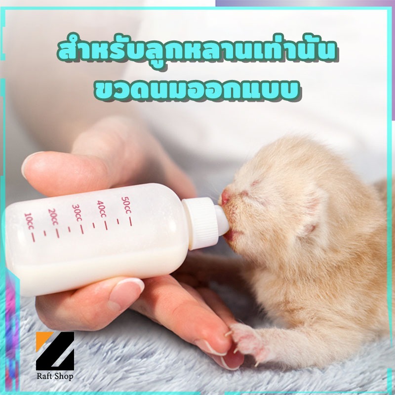 ไซริงค์&ขวดนมเลี้ยงลูกสัตว์ เลี้ยงแมวแรกเกิดแบบแม่นยํา ใช้ง่าย
