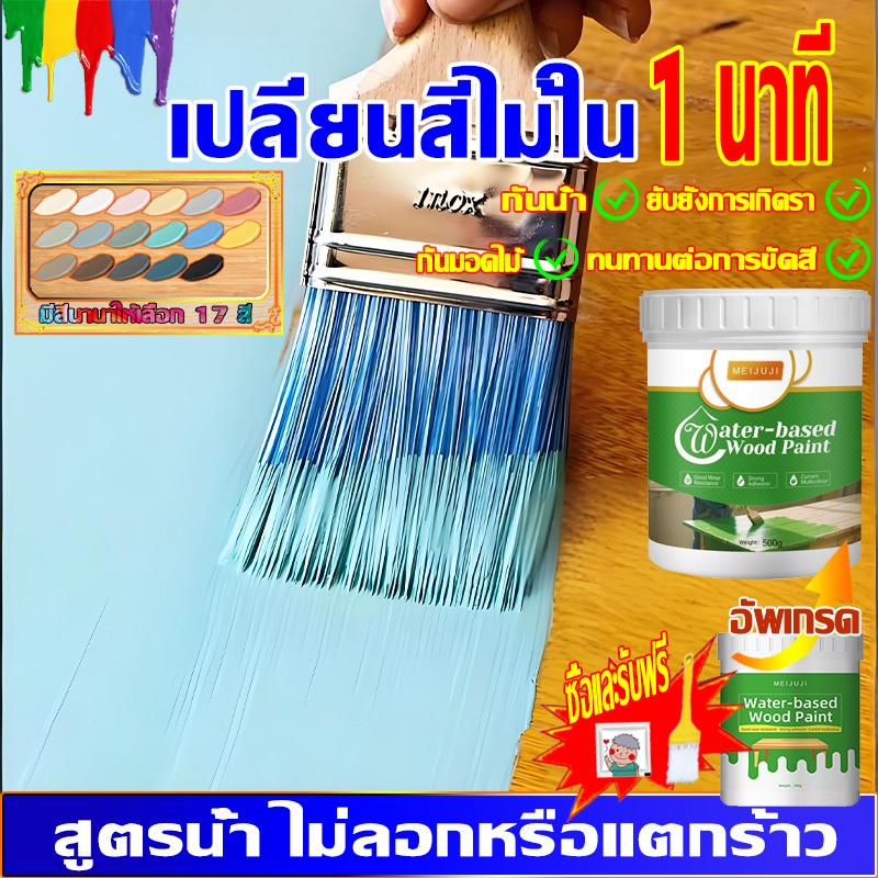 เปลี่ยนสีไม้ใน 1 นาที สีทาประตู สีทาไม้กันน้ํา สีทาประตูไม้ สีทาไม้ สีย้อมไม้ สีทาไม้ เคลือบเงา
