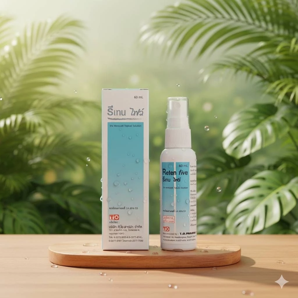 โลชั่นปลูกผม RT5-spray เร่งผมยาว สารสกัดจากธรรมชาติ