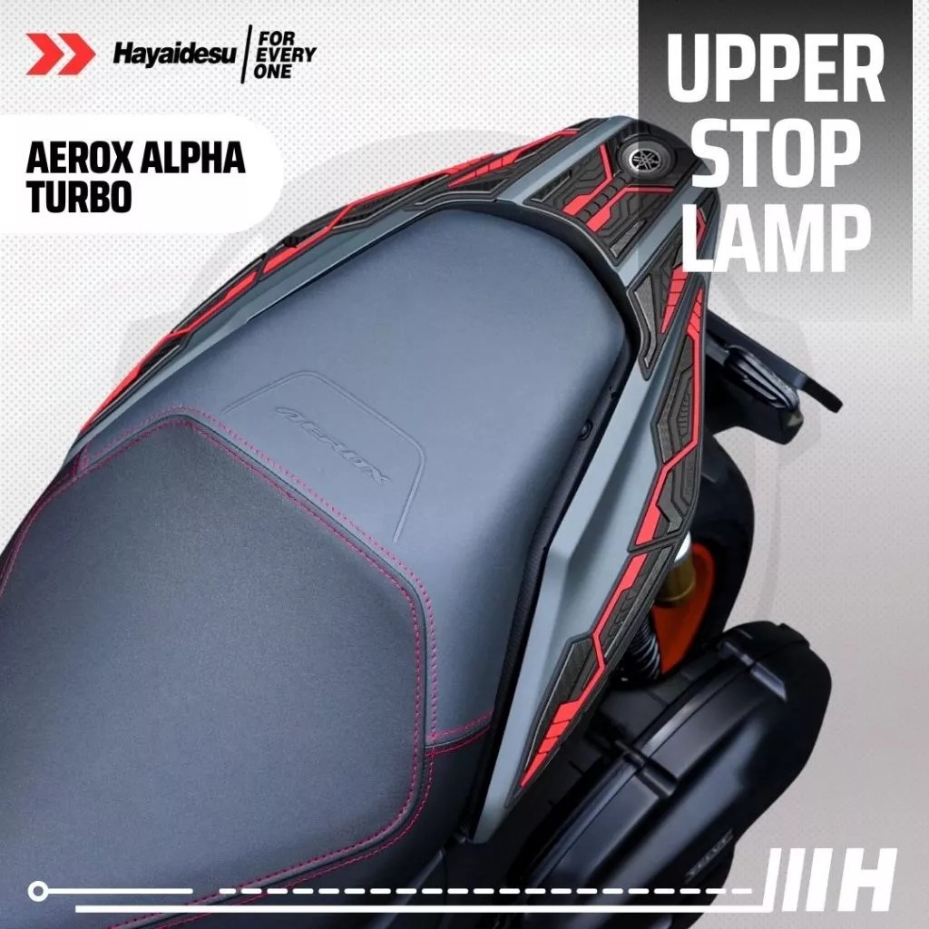 ซิลิโคน กันรอยจับท้าย  ALL New Aerox155 2025 Hayaidesu ซิลิโคลนยาง จับหลัง Aerox 155