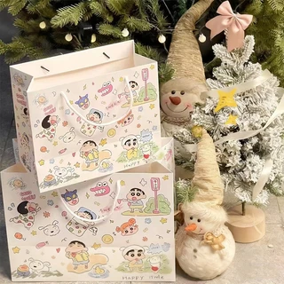 ส่งจากไทย CrayonShinchan ถุงของขวัญ ถุงกระดาษใส่ของรับไหว้ ถุงของขวัญวันเกิด ถุงกระดาษหูหิ้ว