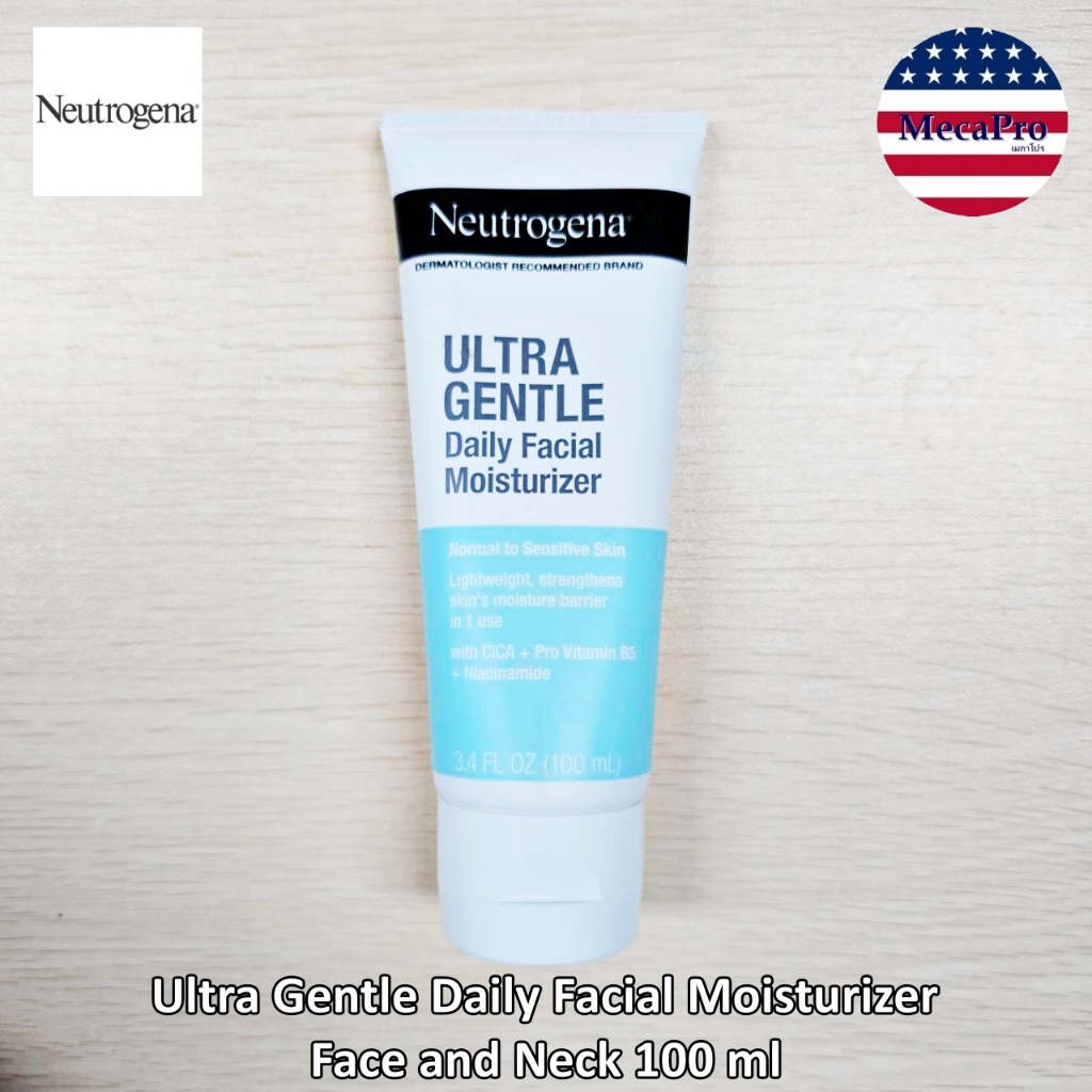 Neutrogena® Ultra Gentle Daily Facial Moisturizer Face and Neck 100 ml มอยส์เจอไรเซอร์ สำหรับผิวหน้า