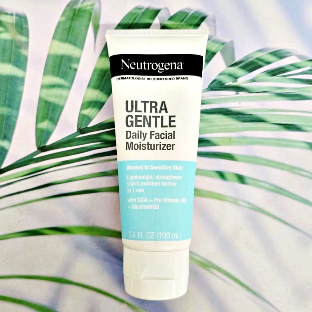 (Neutrogena®) Ultra Gentle Daily Facial Moisturizer Face and Neck 100 ml มอยส์เจอไรเซอร์ สำหรับผิวหน