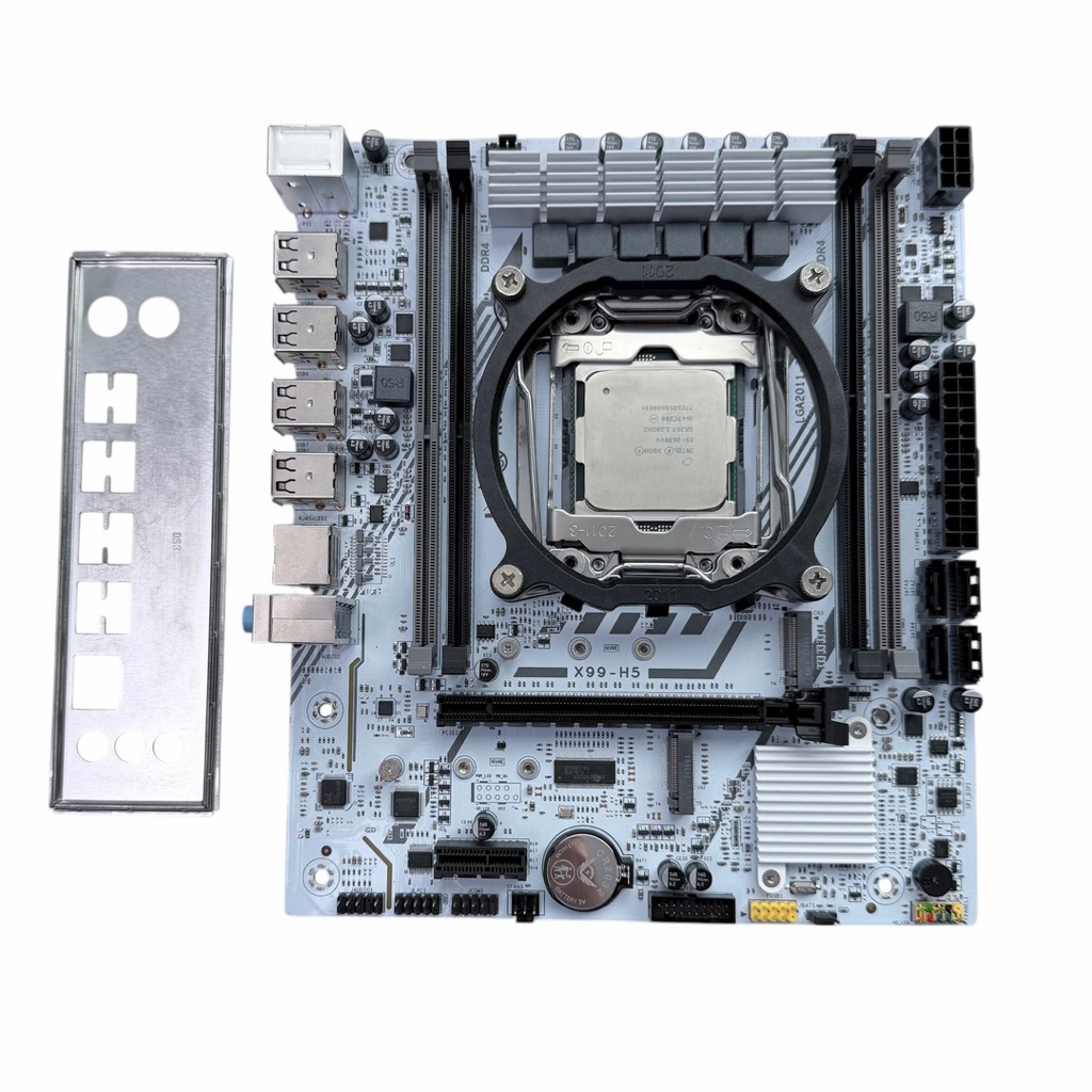 มือสอง ชุดเมนอบอร์ดX99+CPU E5-2630V4 เมนบอร์ด X99 LGA2011-3 Mainboard Computer ใส่ Xeon E5 V3/V4