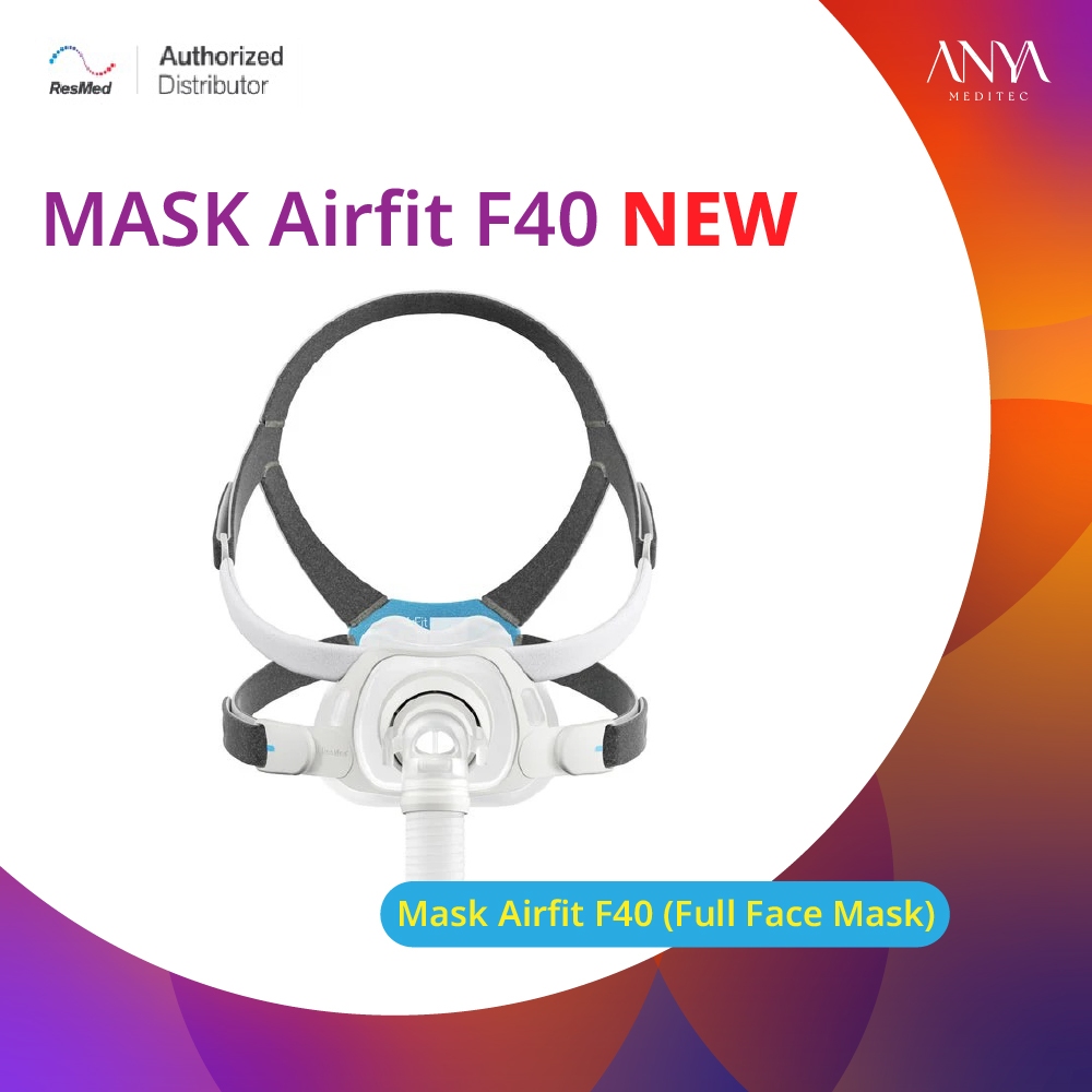 ResMed หน้ากากครอบจมูกแบบเต็มหน้า CPAP Mask รุ่น AirFit F40 ByAnyameditec