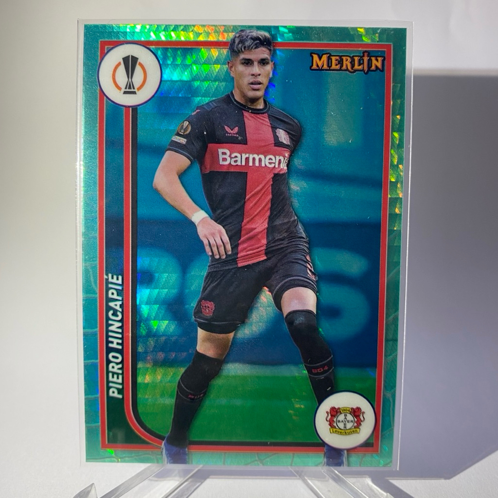การ์ดนักฟุตบอล PIERO HINCAPIE, BAYER LEVERKUSEN, TOPPS MERLIN 2024