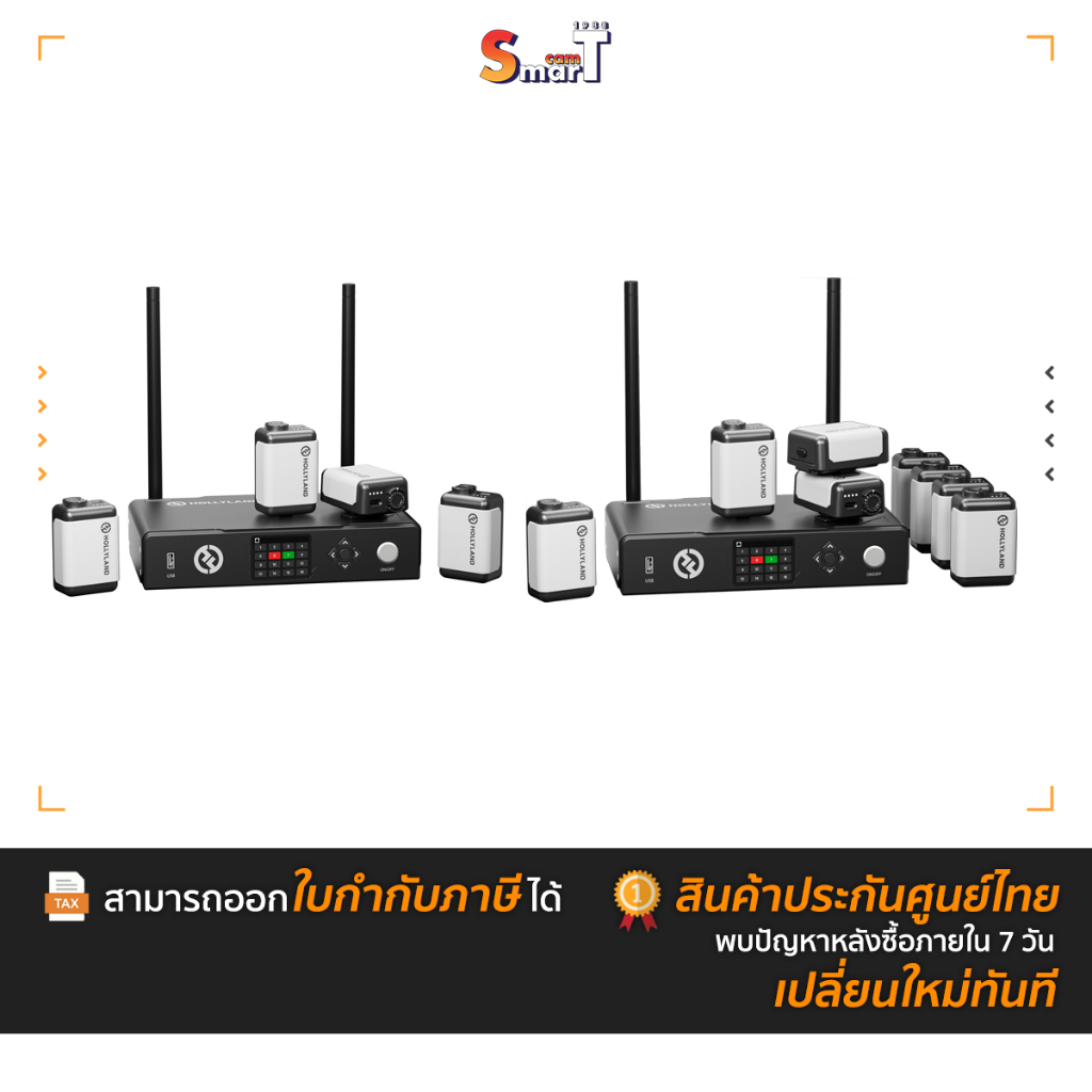 Hollyland Wireless Tally System (4/8 Tally Lights) ประกันศูนย์ไทย