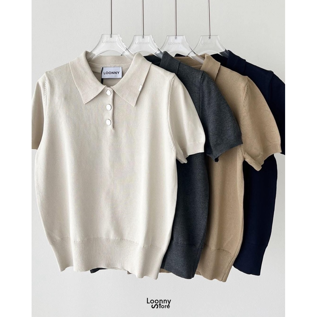 Loonny store shirt กระดุม