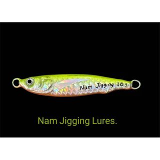 เหยื่อจิ๊ก Nam jigging lures. เหยื่อลงน้ำเร็ว ใช้ได้ผลดีเยี่ยม ขนาด 20-30-40-60กรัม มีสต้อค พร้อมส่ง