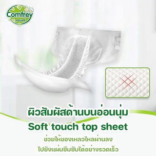 [4แพ็ค] Comfrey ผ้าอ้อมผู้ใหญ่แบบเทป ราคาประหยัด ไซส์ L 24ชิ้น x4แพ็ค
