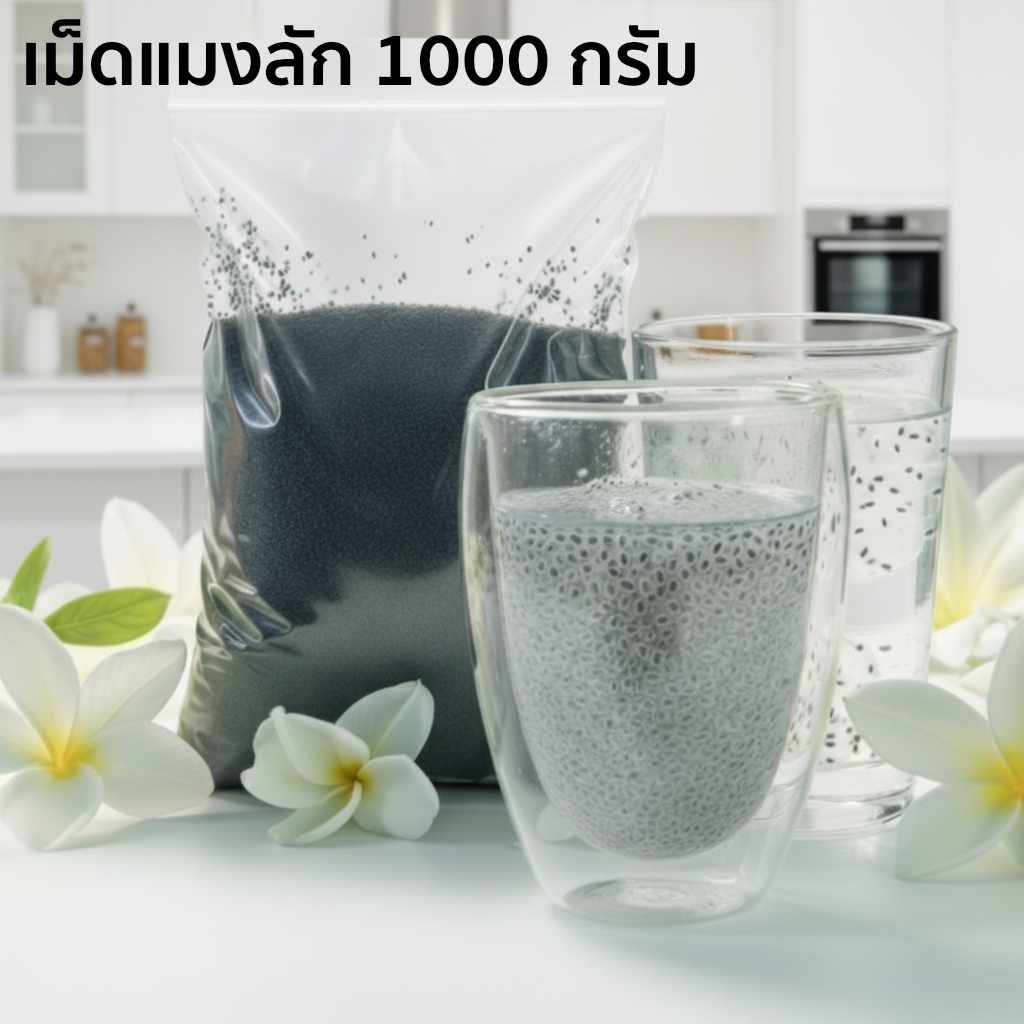 มีส่งด่วน เม็ดแมงลัก 100กรัม  500กรัม 1000กรัม เกรดอุตสาหกรรม สะอาด