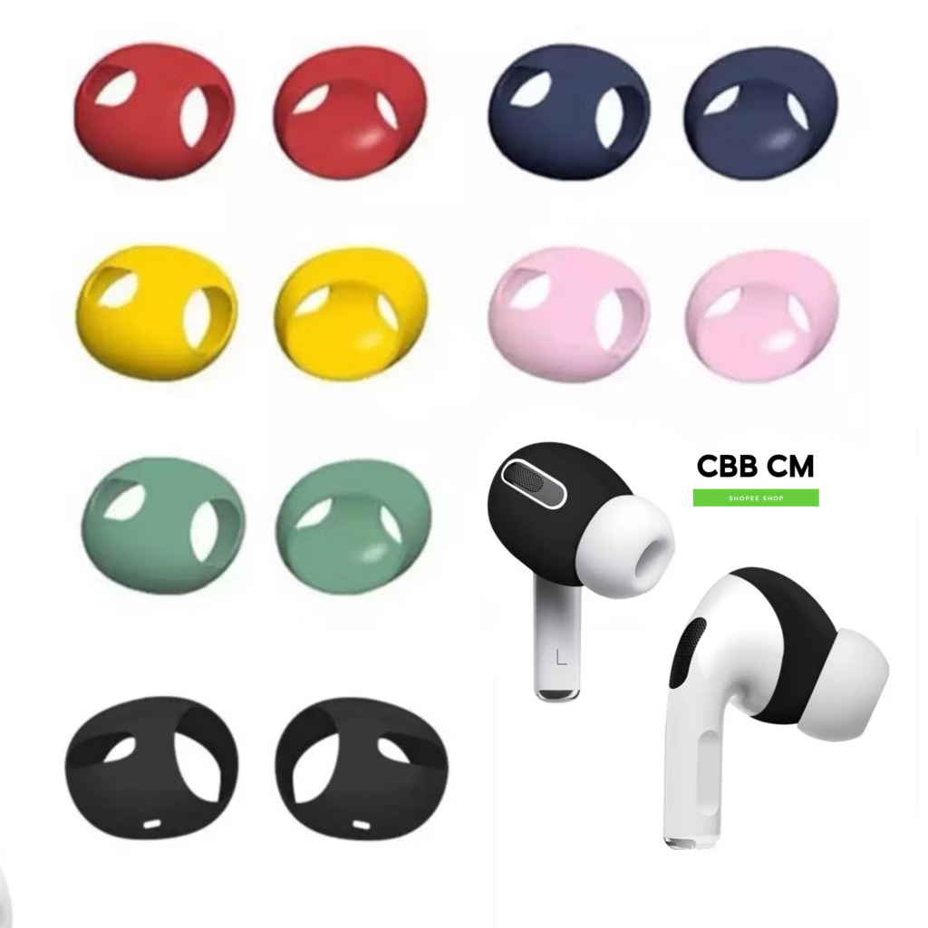 ยางใส่หูฟัง เคสซิลิโคนหูฟังกันลื่น Airpods Pro1 Silicone Earpods skin cover 1คู่ สำหรับแอร์พอตโปร1