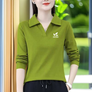 ราคาต่ำสุด  ที่ถูก ที่สุด  สวยมาก  สีทึบ  แขนยาว  เสื้อโปโลฤ…