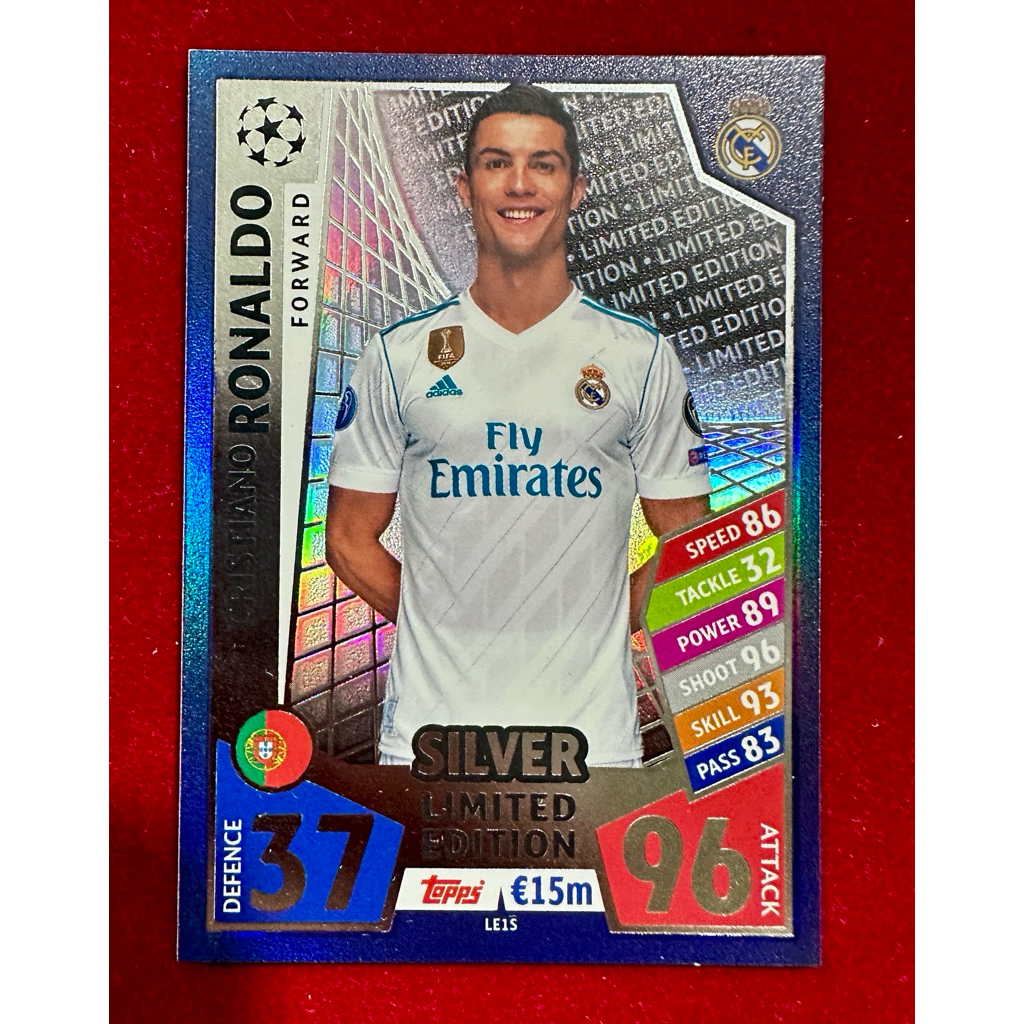 การ์ดแยกแยกใบ MATCH  ATTAX CRISTIANO  RONALDO