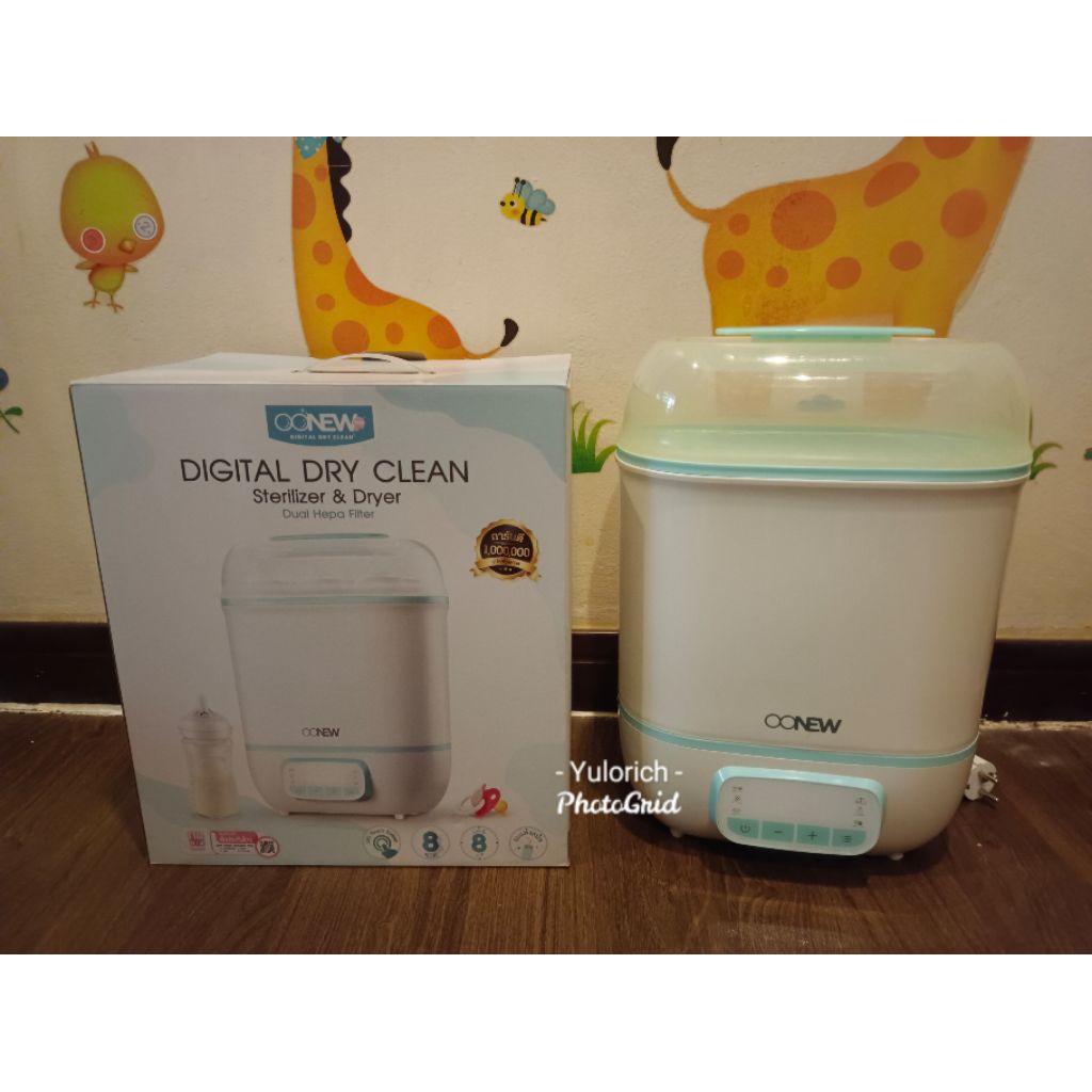 #มือ2#OONEW เครื่องนึ่งขวดนมพร้อมอบแห้ง รุ่น Digital Dry Clean
