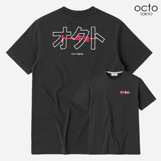 เสื้อยืด octoTOKYO ลาย Katakana | คอกลม แขนสั้น ผ้า Cotton 100% ใส่สบาย