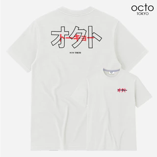 เสื้อยืด octoTOKYO ลาย Katakana | คอกลม แขนสั้น ผ้า Cotton 100% ใส่สบาย